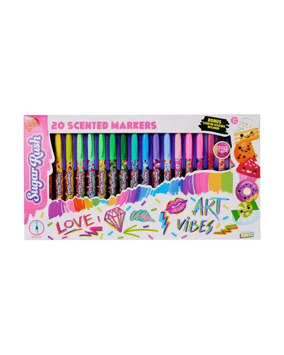 20 Pack Scentos Sugar Rush Marqueurs parfumés