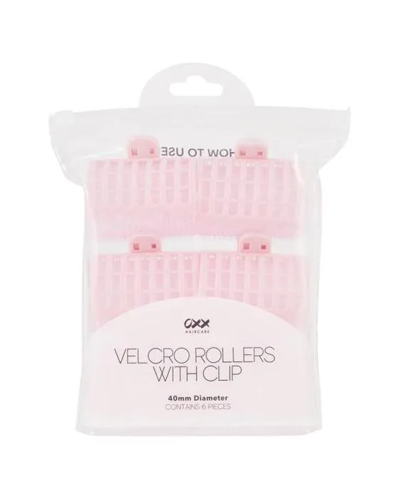 Rouleau de fermeture tactile 6 pièces OXX Haircare avec clip