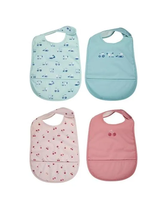 2 packs de bibs de prise de nourriture - Assortiment