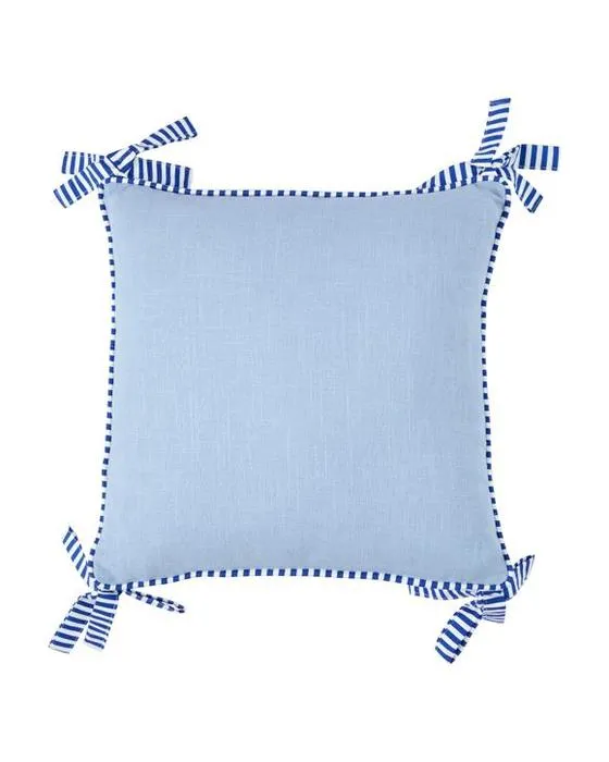 43cm Coussin Bow - Bleu
