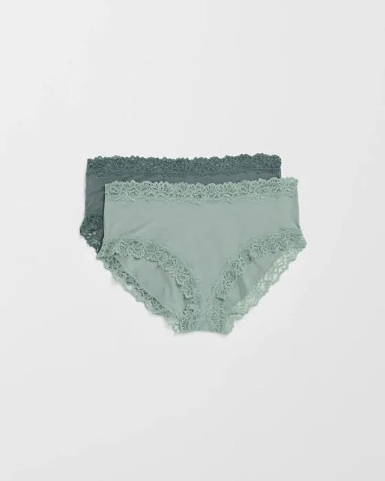 Cible Femme 2 Pack de dentelle Midi Slips