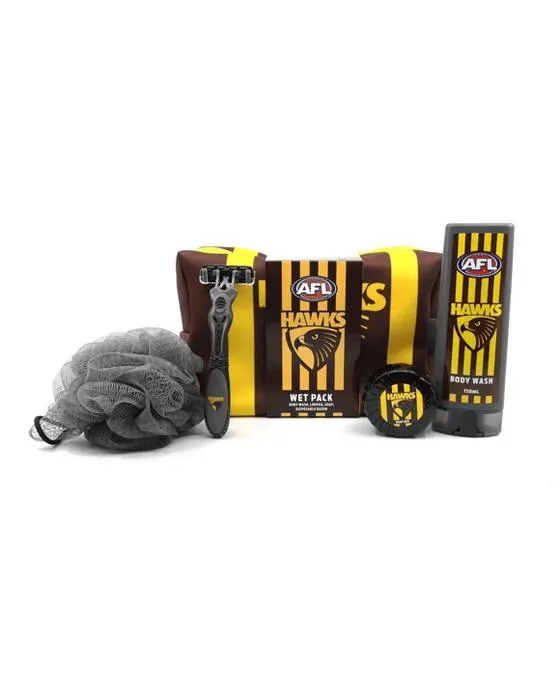 AFL Hawthorn Hawks Wet Pack avec accessoires