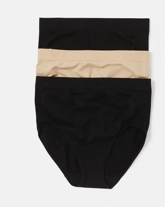 3 Pack de slips sans couture de maternité sur bouffées