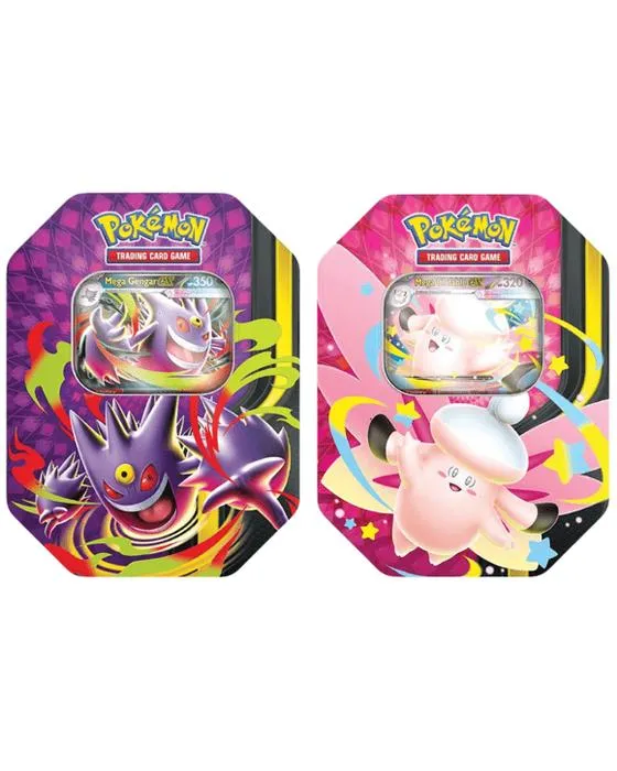 Jeu de cartes de trading Pokemon: Méga Moonlit Tin - Assortiment