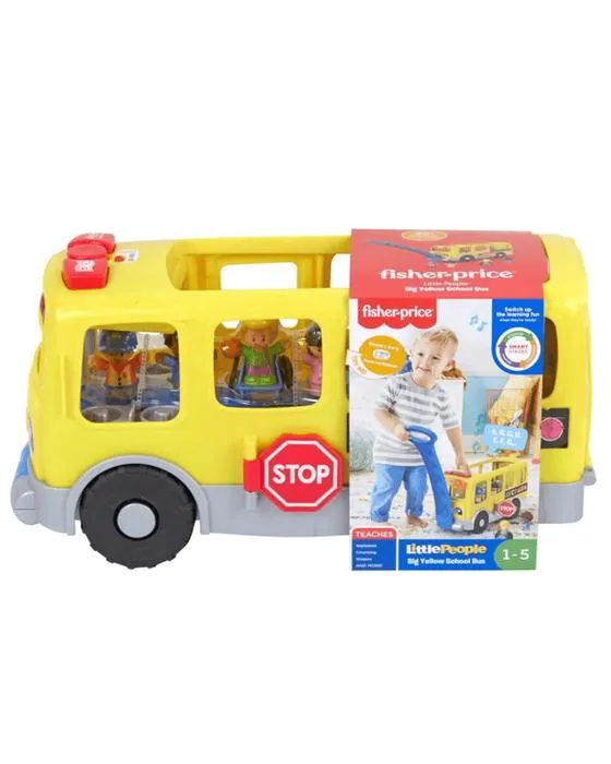 Fisher-Price Petits gens Grand bus de l'école jaune