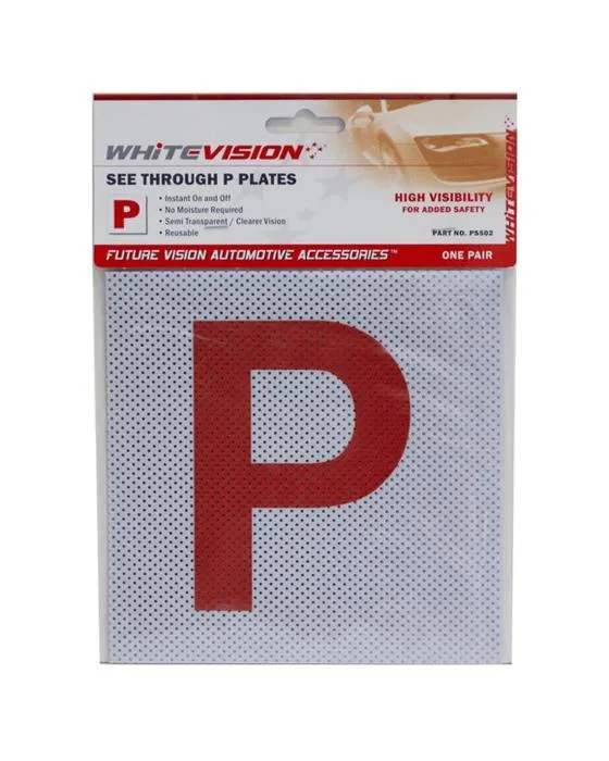 Whitevision Voir par les plaques P - NSW/QLD/SA/NT/TAS