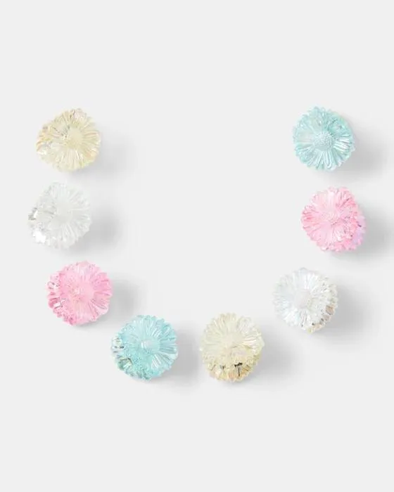 8 Pack Mini clips de cheveux de griffe de fleur