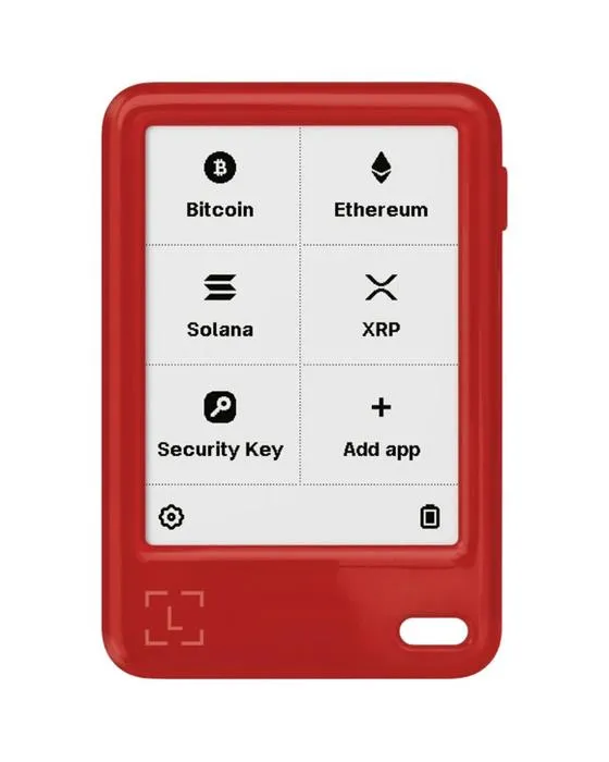 Ledger Nano Gen 5 Crypto Wallet Cerise rouge