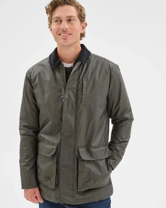 Cible Homme Australien Cotton Waxed Parka Veste