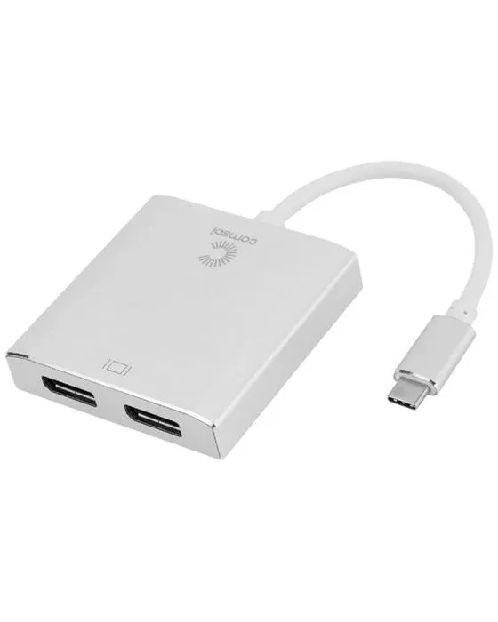 Adaptateur USB-C à double DisplayPort 4K