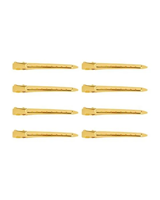 OXX Haircare 8 pièces Or Tonique Salon Clips