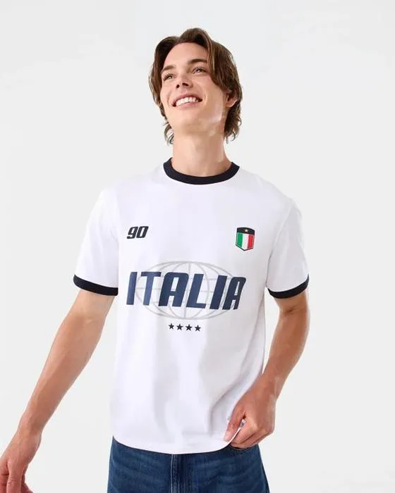 T-shirt Ringer Print