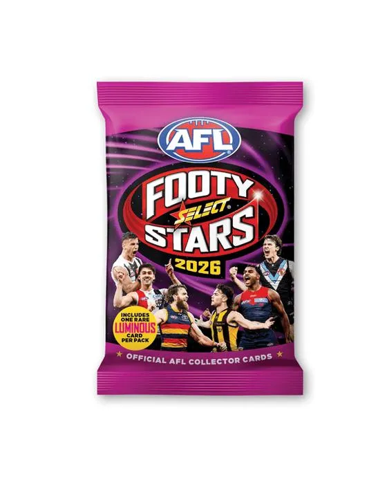2026 AFL Footy Stars Pack de cartes de collection