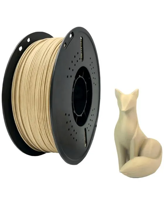 Porte-clés PLA 3D pour imprimante Filament Tan