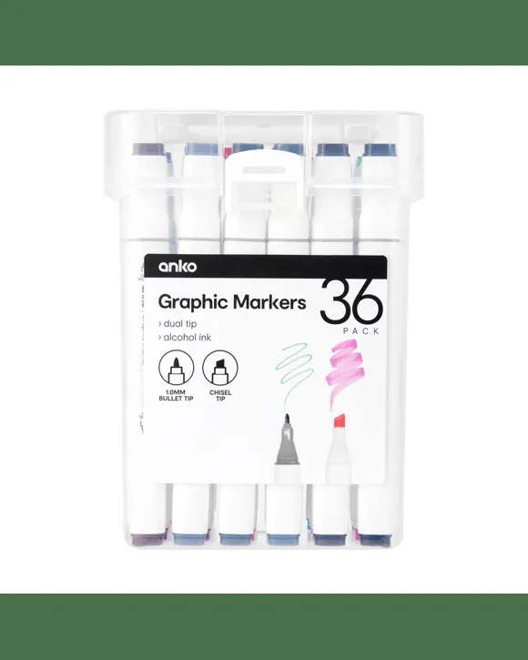 36 Marqueurs graphiques de paquets