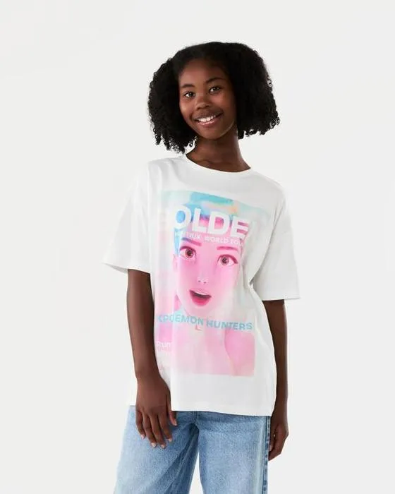 T-shirt Golden Oversized de KPop Demon Hunters License