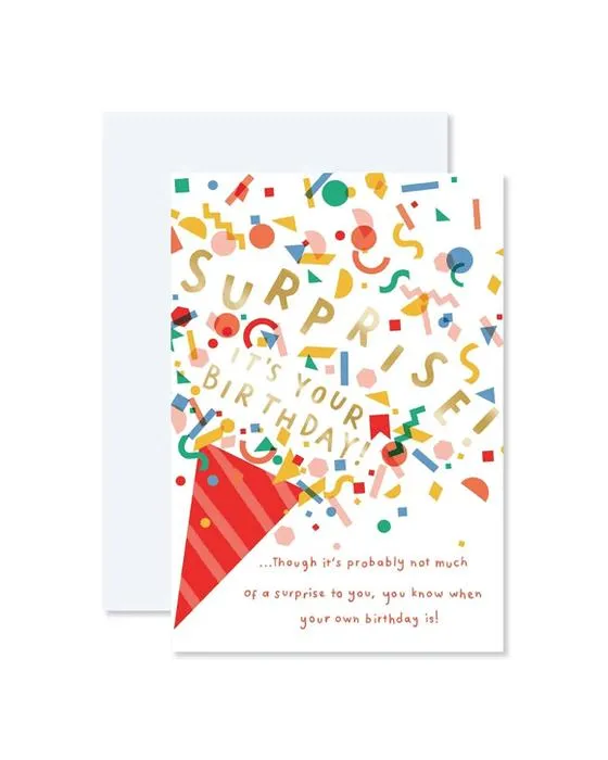 Connexions de la Carte d'anniversaire de Hallmark - Surprise