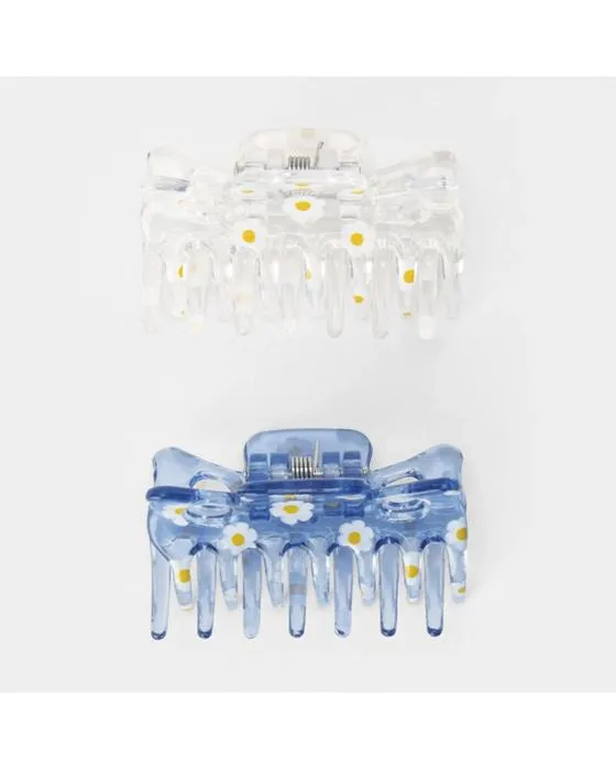 2 Pack Daisy Claw Cloches pour cheveux