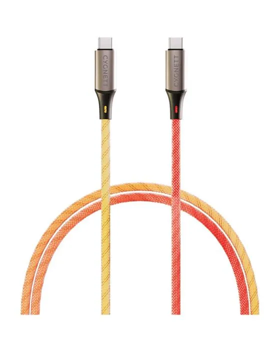Câble d'éclairage Cygnett Illuminé USB-C à USB-C 1.2m