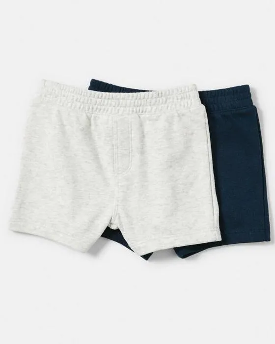 2 Pack Terry Shorts