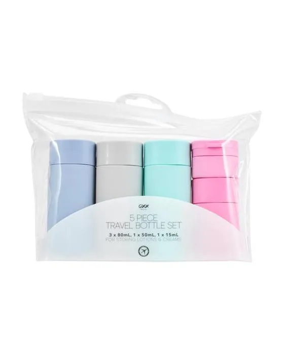 Ensemble de bouteilles de voyage OXX Travel 5 pièces