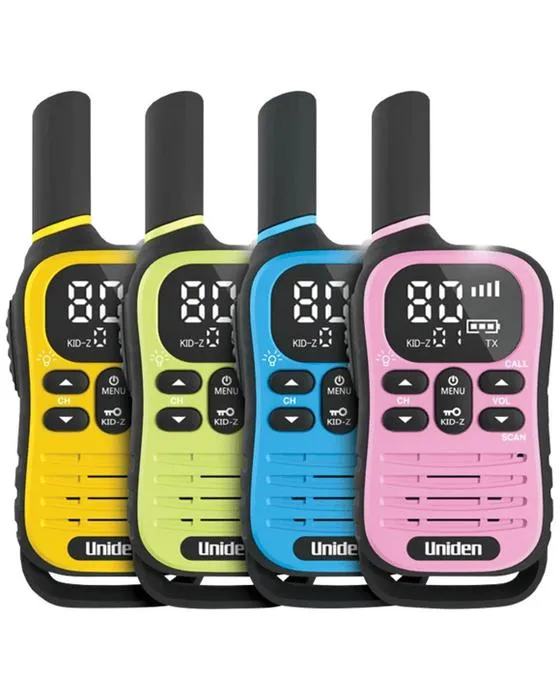 Uniden UH45 Max 2 Way UHF Radio 4 Pack