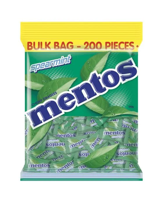 Mentos Spearmint Pack individuel 200