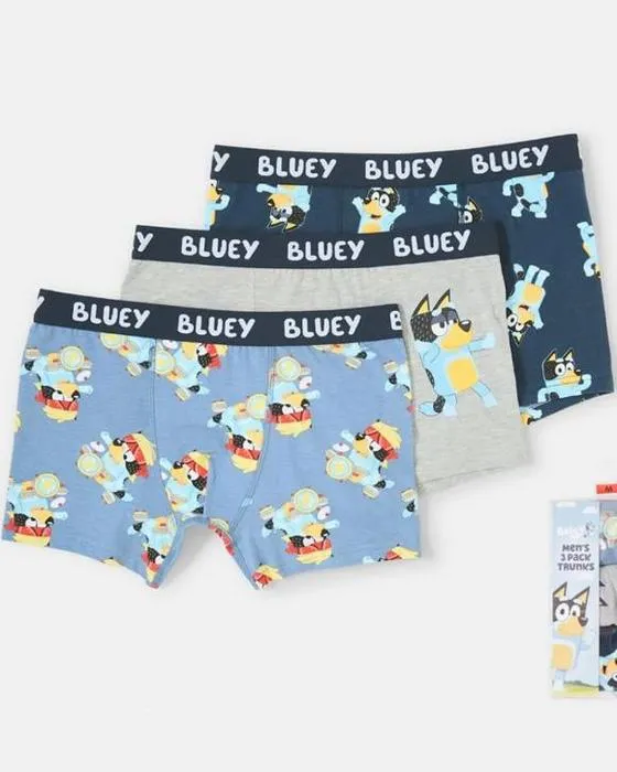 3 Trunks de licence de paquet bleu