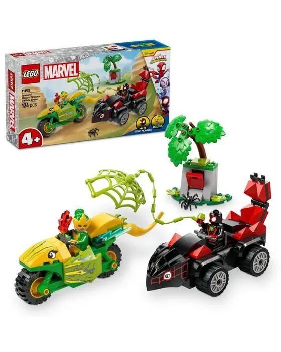 Le groupe LEGO Lego Spidey Spin et Electro Dinosaur Vehicle Chase - 11198