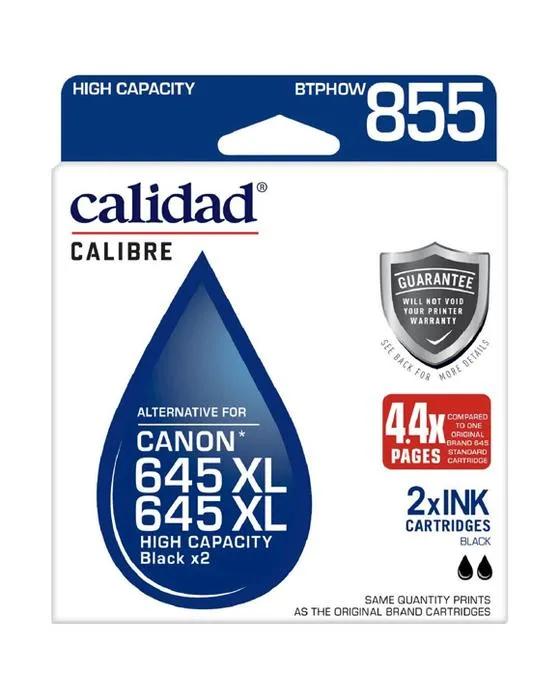Cartouches d'encre encre Canon PG-645XL California Black 2 Pack