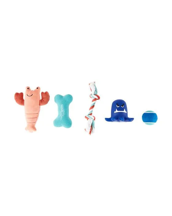 5 Pack Jouet pour animaux de compagnie Sea Life