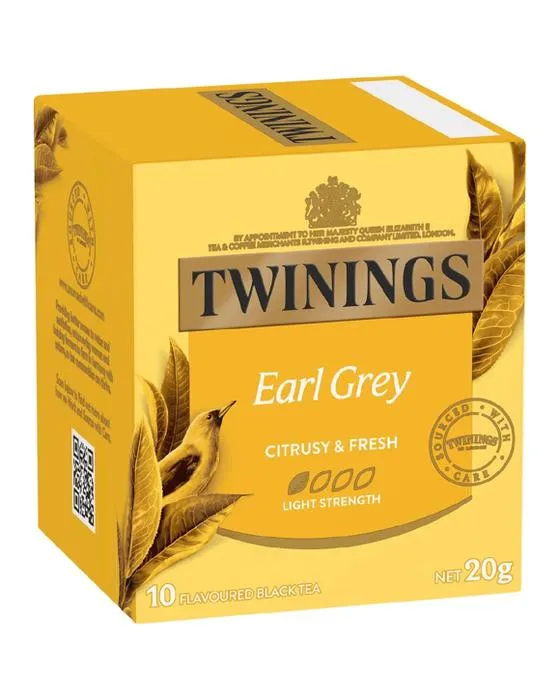 Twinings Earl Grey Sacs à thé 10 Pack