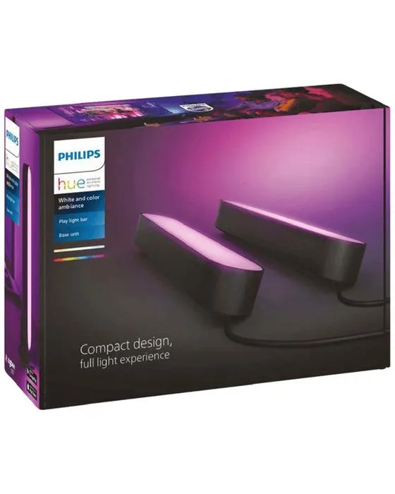 Philips Hue Jouer Smart Light Bar Double Pack Noir