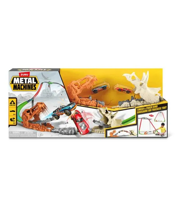 Zuru machines en métal Smash et Crash Dino Playset