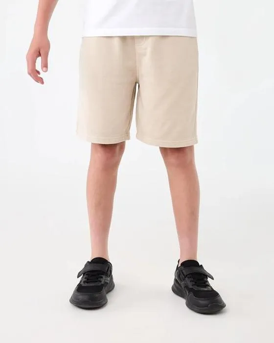 Short en tricot lavé