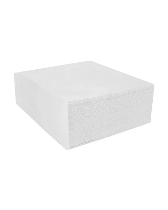 100 Paquet de serviettes blanches
