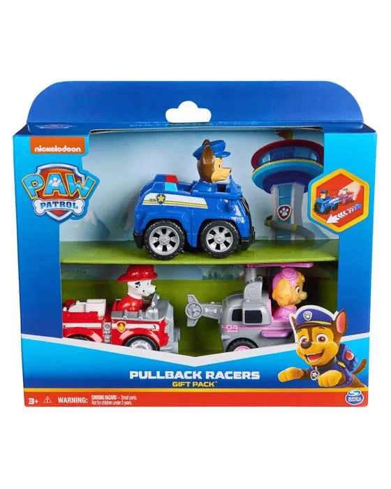 3 Pack Nickelodeon Patrol delux Racers
