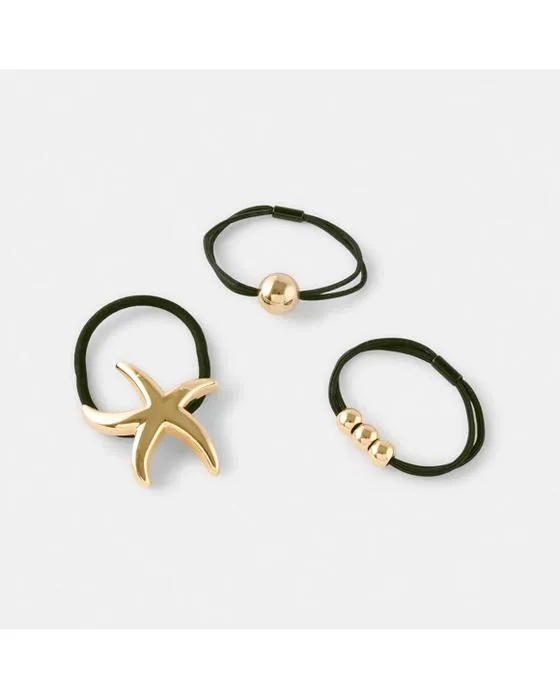 3 Pack de cheveux Starfish - Tonor et noir