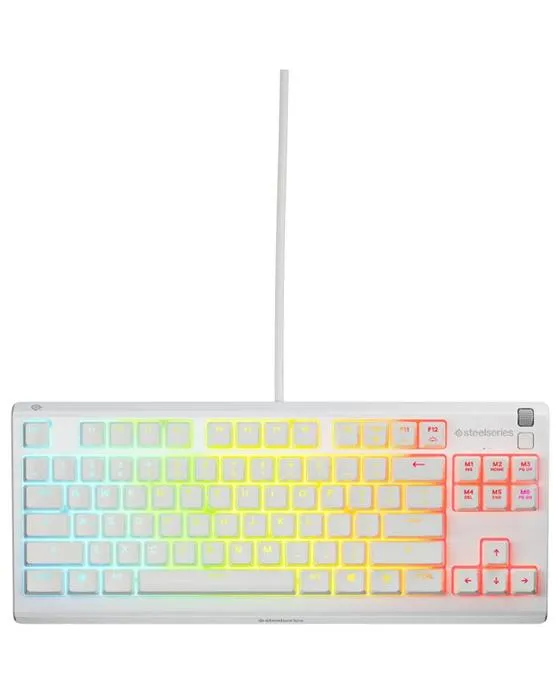 SteelSeries Apex 3 TKL Gaming Clavier blanc