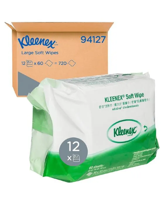 Kleenex Large Soft Wipes 720 Pack