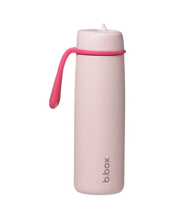 B.Box Isolated Flip Top Boissons Bouteille 690mL Pink Paradise
