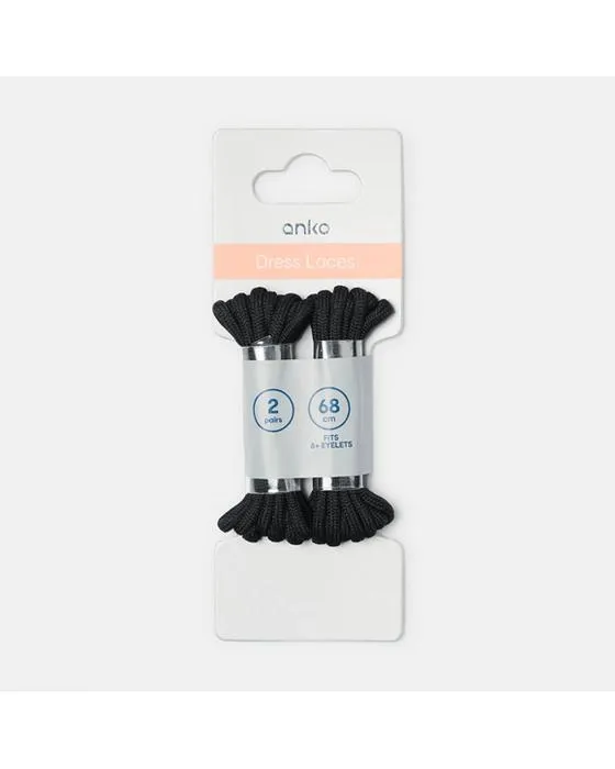 2 Paquets de dentelles - Noir