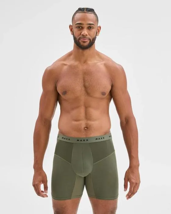 Bamboo Maxx Long Longueur Anti-Chafe Trunks