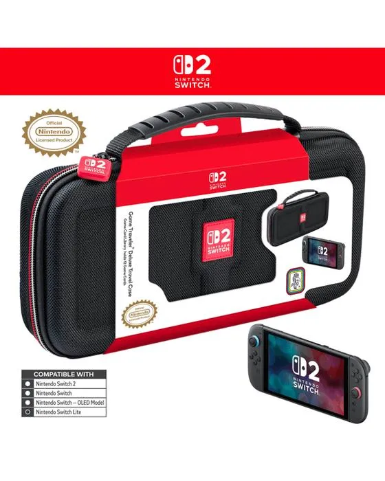 Cas de voyage Deluxe Nintendo Switch 2TM Game Traveler® - Noir