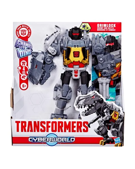 Transformateurs Cyberworld Grimlock Chompe & Battle Action Figure