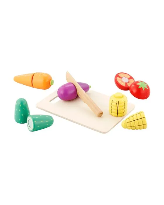 Ensemble de coupe de légumes en bois