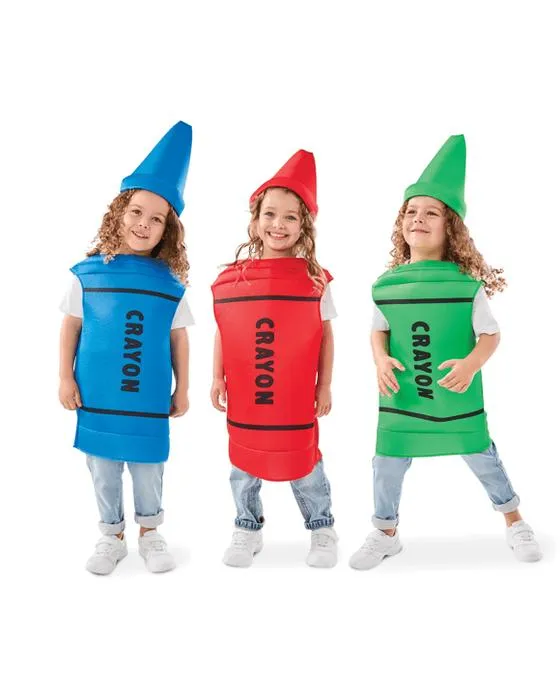 Costume de Crayon pour enfants - 3-5 ans, Assortiment