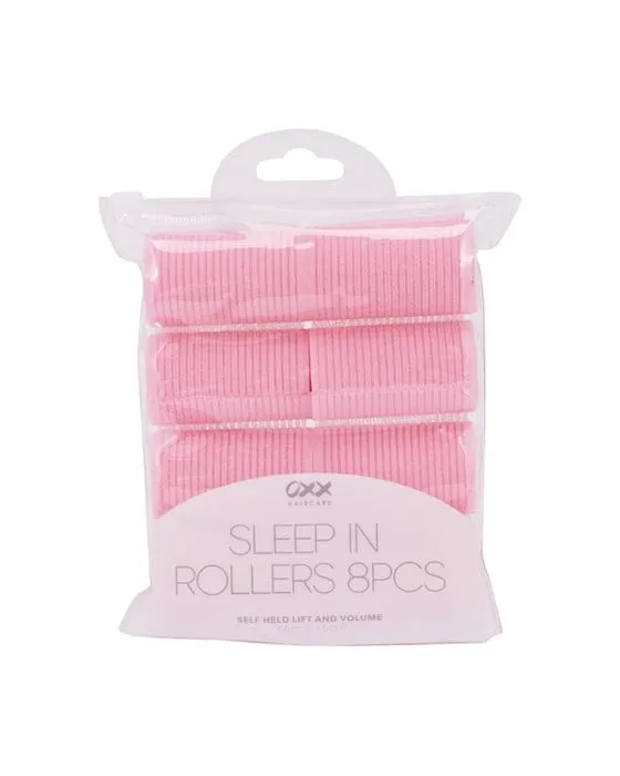 OXX Soins à cheveux 8 pièces sommeil dans les rouleaux - rose