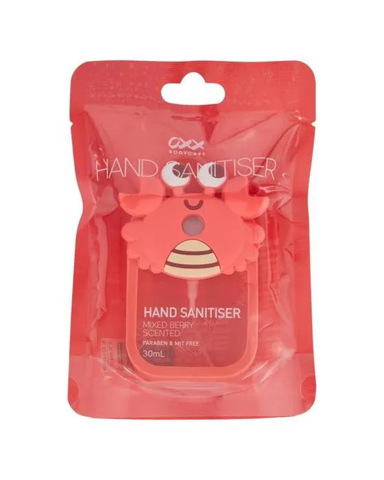 Sanitiseur pour mains OXX Bodycare 30ml - Mélange parfumé au Berry