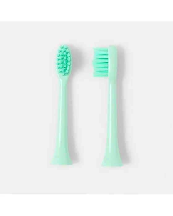 OXX Bodycare 2 Pack électrique têtes de remplacement de brosse à dents - vert